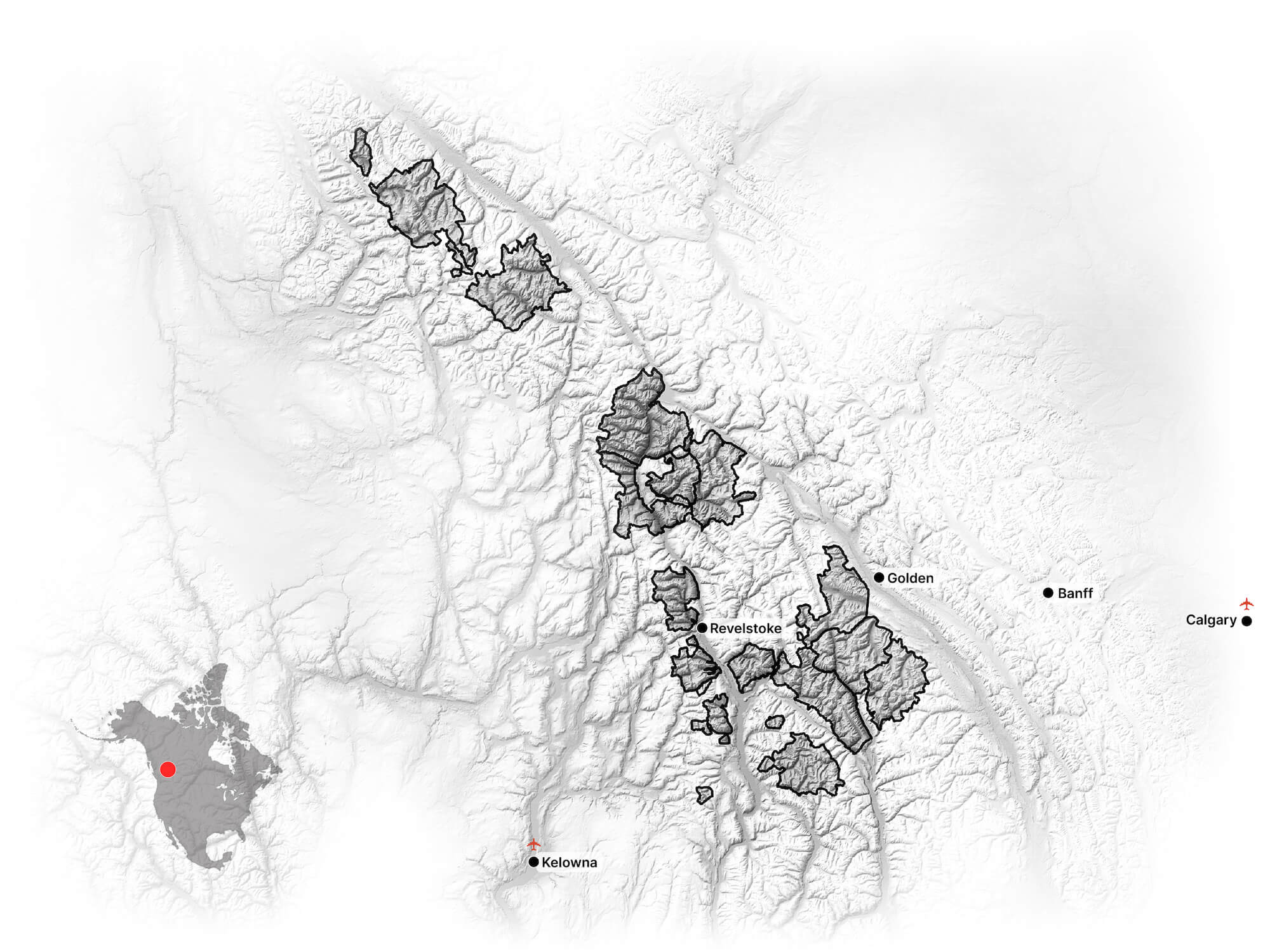 Clickable Destinations Map